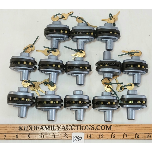 LOT OF 13 - TRIGGER LOCKS W/ KEYS
