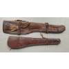 Image 5 : LOT OF 2 - ACAPUL CO & UNKNOWN TOOLED LEATHER GUN CASES