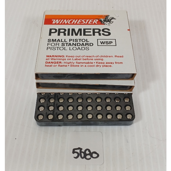 PRIMERS: 300X WINCHESTER NO. WSP SMALL PISTOL PRIMERS