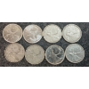 Image 1 : LOT OF 8 - 1951-1964 CDN 25 CENT COINS
