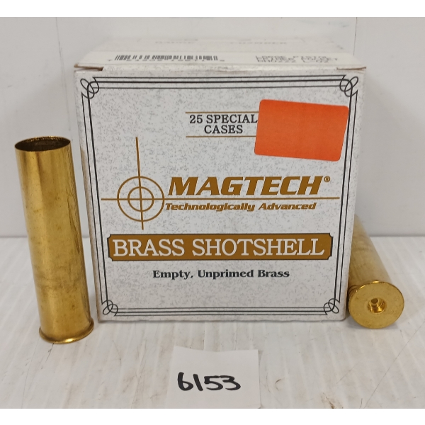 BRASS: 25X MAGTECH 28GA - 2 1/2IN - UNPRIMED BRASS SHOTSHELL