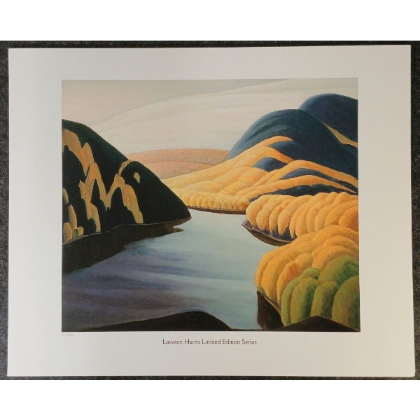 "QUIET LAKE" BY LAWREN HARRIS (1885-1970) - PRINT