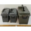Image 1 : LOT OF 3 - PLASTIC AMMO CANS