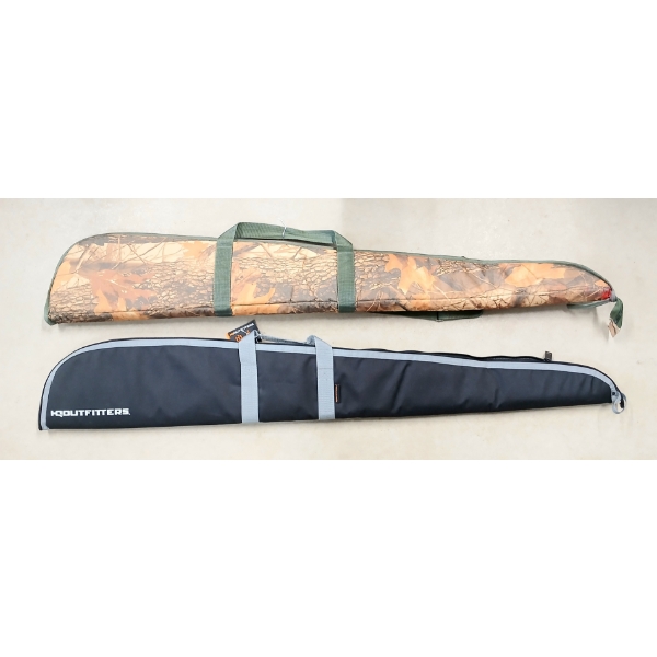 LOT OF 2 - HDOUTFITTERS SHOTGUN & UNKNOWN SOFT GUN CASES - AS NEW