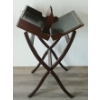 Image 6 : ENGLISH MAHOGANY FOLDING CAMPAIGN DESK W/ KEY