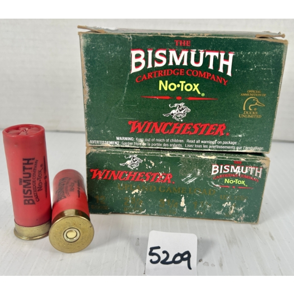 AMMO: 15X WINCHESTER 12 GA 2-3/4IN NO4 BISMUTH