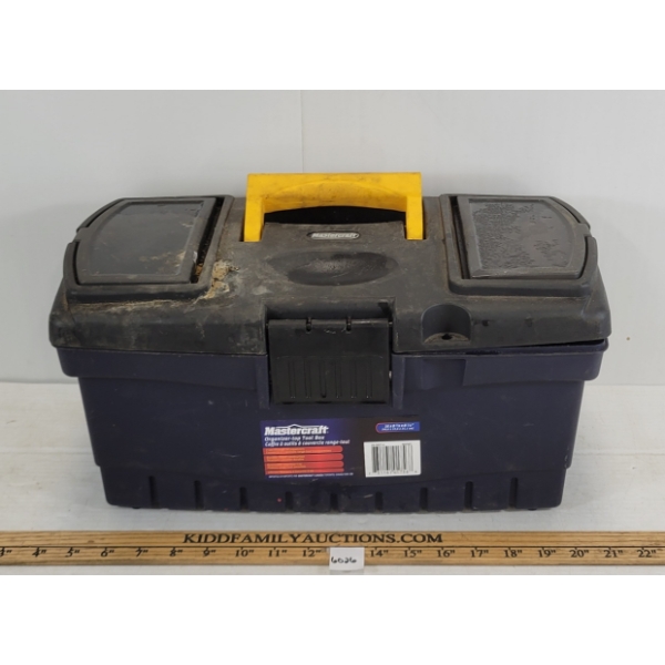 MASTERCRAFT TOOL BOX W/ CONTENTS