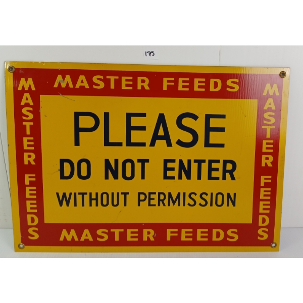 MASTER FEEDS DO NOT ENTER SST SIGN