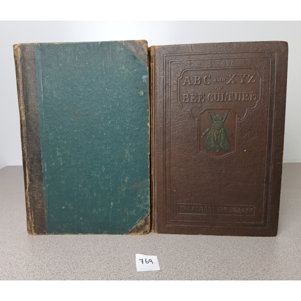 LOT OF 2 - 1923 "ABC & XYZ BEE CULTURE" & 1881 "ONTARIO AGRICULTURAL COMMISSION" PUBLICATIONS