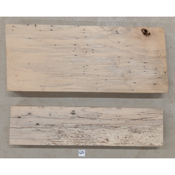 LOT OF 2 - SPALTED MAPLE WOOD BOARDS