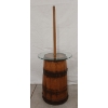 Image 4 : REPURPOSED BUTTER CHURN SIDE TABLE
