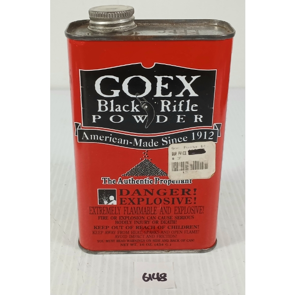 POWDER: GOEX FFFG BLACK RIFLE POWDER - 1LB 