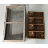 Image 5 : LOT OF 2 - DISPLAY BOX & DECORATIVE WOOD TRAY