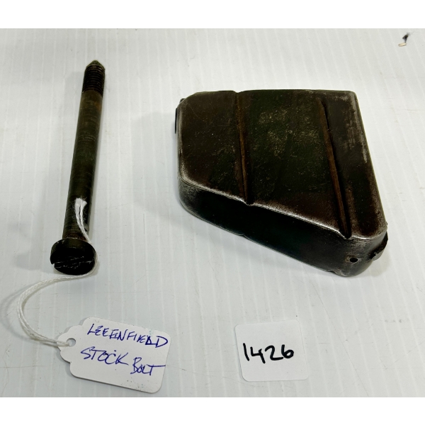 LOT OF 2 - LEE ENFIELD IN .303 BRIT MAGAZINE & STOCK BOLT - NO PAL REQ.