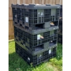 Image 1 : LOT OF 3 - PLASTIC STORAGE CRATES