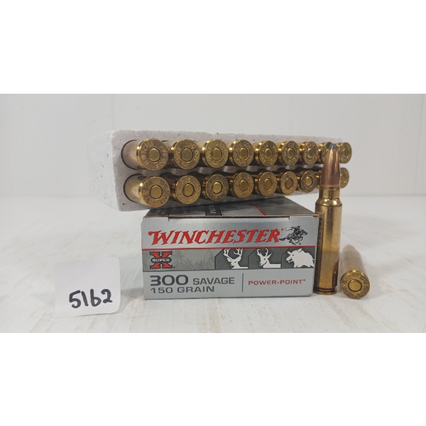 AMMO: 20X WINCHESTER SUPER X .300 SAV - 150GR - PP