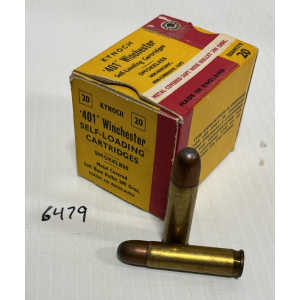 AMMO: 16 X KYNOCH .401 WIN SL - 200 GR