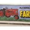 Image 2 : MCCORMICK-DEERING FARMALL HAND PAINTED WOODEN SIGN