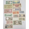 Image 2 : LOT OF 17 - WORLD BANKNOTES - INCL 1947 UNIFIED KOREA, INDONESIA, BIAFRA, LAOS, ETC