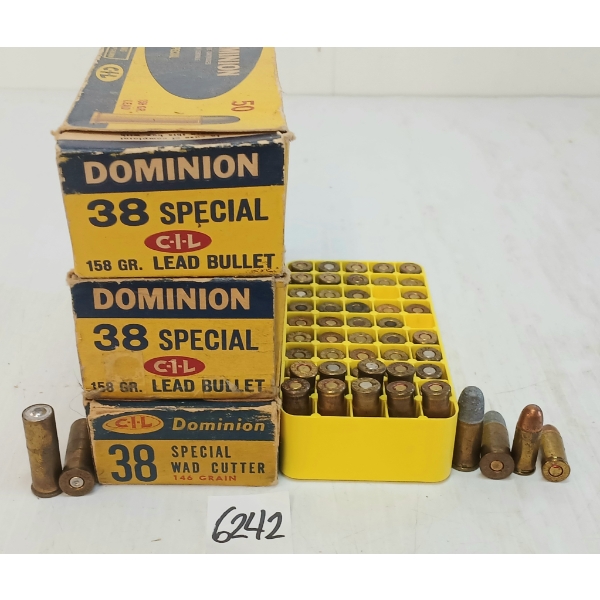 AMMO: 142X DOMINION .32 & .37SPL - 146 & 158GR