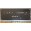 Image 1 : MISNER HOLDINGS LTD METAL BUILDER'S PLAQUE