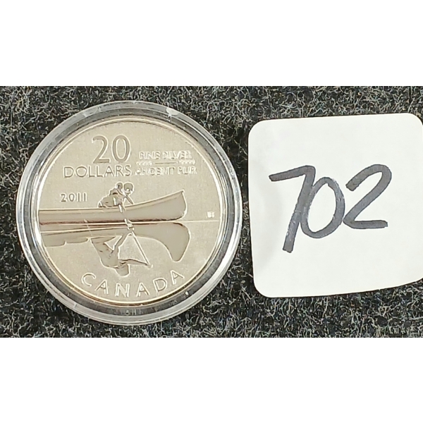 2011 CDN $20 SILVER COIN