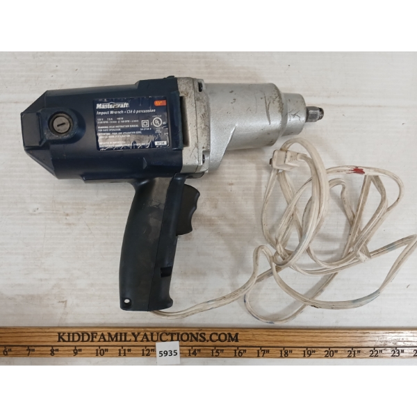 MASTERCRAFT 120V IMPACT WRENCH W/ CASE