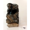 Image 3 : MAN HAULING BY THOMASSIE SIVUARAPIK (1941 - 2009) - STONE