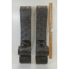 Image 1 : PAIR OF METAL WALL MOUNTED SCROLL CANDLE HOLDERS