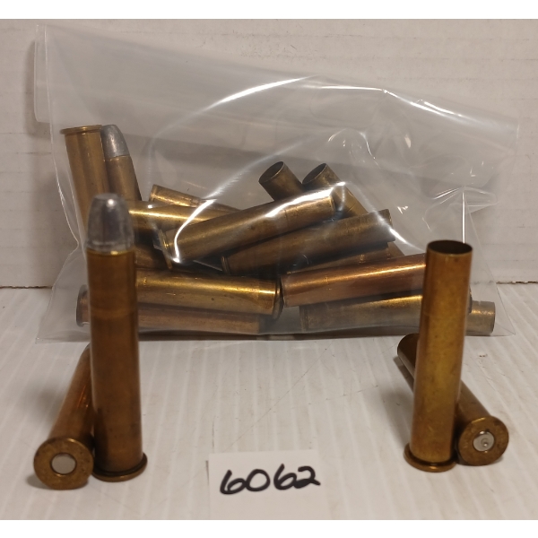 AMMO / BRASS: 6X DOMINION & IMPERIAL .38-55 WIN - 255GR - SP LIVE - 14X BRASS