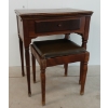 Image 2 : LOT OF 2 - FOLD OUT SINGER SEWING MACHINE TABLE &  STOOL
