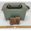 Image 2 : LOT OF 2 - CABELA'S AMMO CRATE & K98 AMMO POUCH