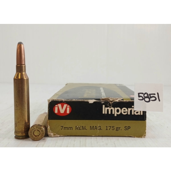 AMMO: 20X IMPERIAL 7MM REM MAG - 175GR - SP