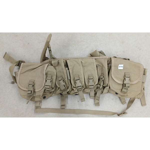 TACTICAL ASSAULT GROUP CHEST RACK - DESERT TAN