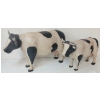Image 1 : LOT OF 2 - FOLK ART COWS