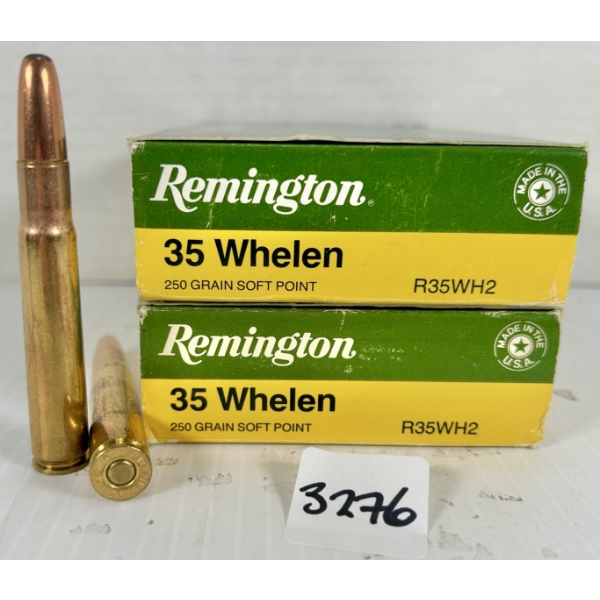 AMMO: 38X REMINGTON .35 WHELEN - 250 GR SP