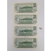 Image 2 : LOT OF 4 - 1973 CDN $1 BANKNOTES - SEQUENTIAL