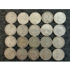 Image 2 : LOT OF 20 - 1942-1968 CDN 25 CENT COINS