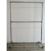Image 1 : ROLLING CLOTHES RACK - DOUBLE