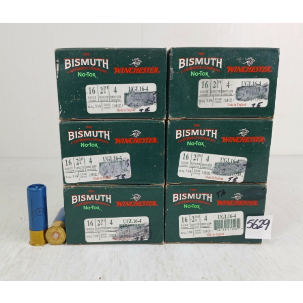 AMMO: 150X WINCHESTER BISMUTH 16GA - 2-3/4IN - #4 SHOT