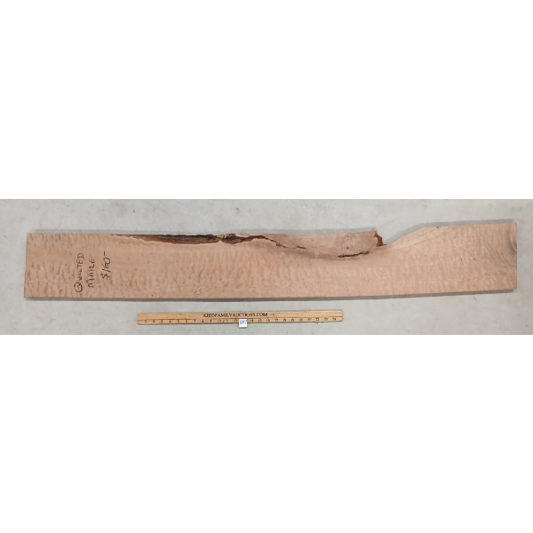 QUILTED MAPLE LIVE EDGE WOOD BOARD
