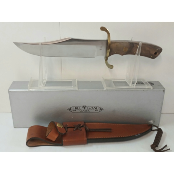 BOKER TREE-BRAND KNIFE W/ LEATHER SHEATH