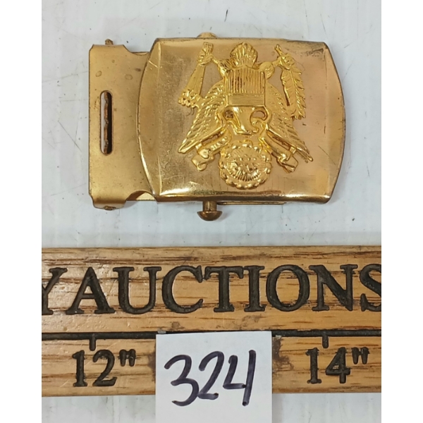 US ARMY 24K GOLD PLATED BELT BUCKLE 