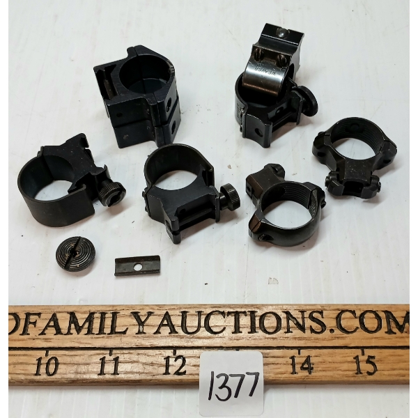 LOT OF 4 - PAIRS OF MISC 1 IN SCOPE RINGS