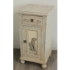 Image 1 : HAND PAINTED BEDSIDE CABINET W/ SQUIRREL MOTIF
