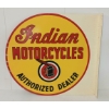 Image 1 : INDIAN MOTORCYCLES AUTHORIZED DEALER - DST FLANGE SIGN