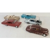 Image 2 : LOT OF 5 - PLASTIC CAR MODELS - 1958 OLDSMOBILE, 1962 STUDEBAKER, 1966 FAIRLANE, ETC