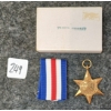 Image 1 : WWII BRITISH FRANCE & GERMANY STAR MEDAL W/ ORIGINAL BOX