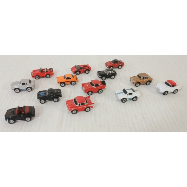 LOT OF 13 - GALOOB MICRO MACHINES INCL DODGE CHARGER, CORVETTE & ROLLS ROYCE