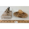 Image 4 : LOT OF 2 - US RACING CLUB FOUNTAIN PEN HOLDER & NAVIGATOR'S RALLY BRASS ASH TRAY